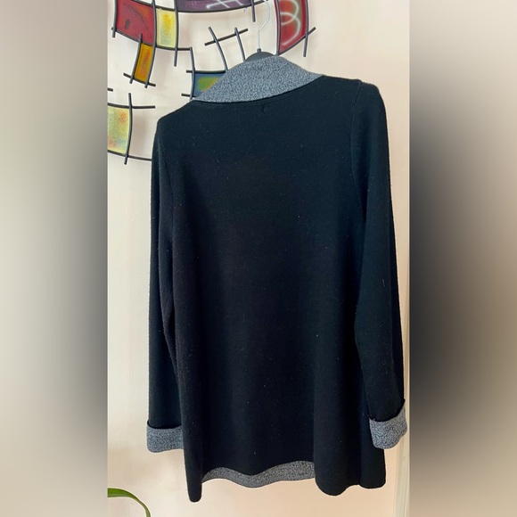 Jones & Co Wool Blend Single Button Sweater Jacket Size Large - Picture 6 of 7